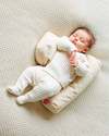 Nati Naturali Safe Sleep Pillow + removable cover - 100% Natural Spelt Wheat Husk & Organic Cotton Sleep Positioners
