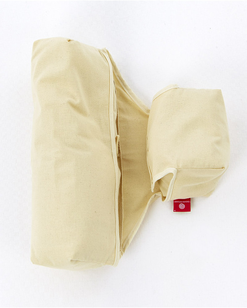 Nati Naturali Safe Sleep Pillow + removable cover - 100% Natural Spelt Wheat Husk & Organic Cotton Sleep Positioners