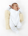 Nati Naturali Safe Sleep Pillow + removable cover - 100% Natural Spelt Wheat Husk & Organic Cotton Sleep Positioners