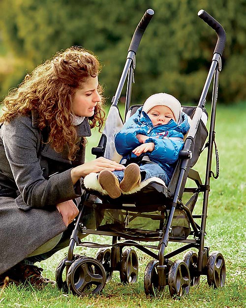 Nati Naturali Soft Lamb Fleece backrest for the Stroller Accessories