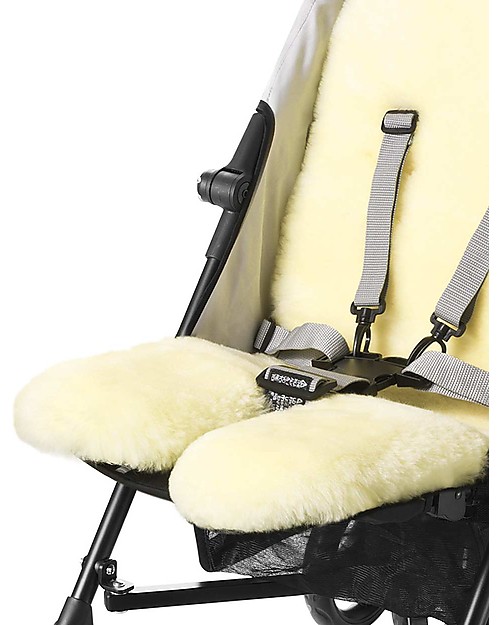 Nati Naturali Soft Lamb Fleece backrest for the Stroller Accessories