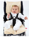 Nati Naturali Stroller Mattress - Barley Husk Padding - Removable 100% Natural Cotton Lining Mattresses and Baby-nest