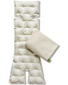 Nati Naturali Stroller Mattress - Barley Husk Padding - Removable 100% Natural Cotton Lining Mattresses and Baby-nest