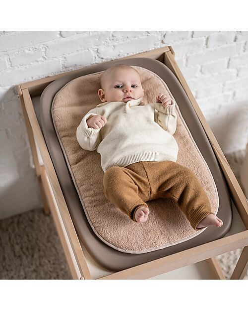 Nattou Care Changing Mat - Sand - Cotton Changing Mats Accessories