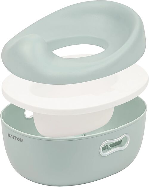 Nattou Care Potty - 3 in 1 - Green Potties