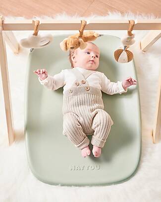 Nattou Changing Pad - Green - made with Soft PU Foam Changing Tables