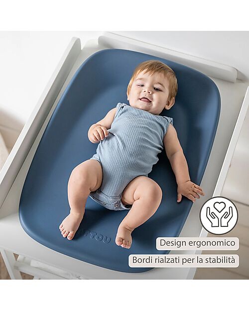 Nattou Changing Pad - Midnight Blue - made with Soft PU Foam Changing Tables