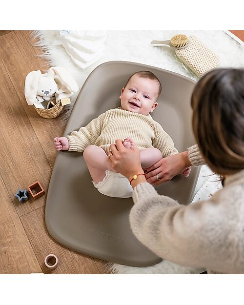 Nattou Changing Pad - Taupe - made with Soft PU Foam Changing Tables