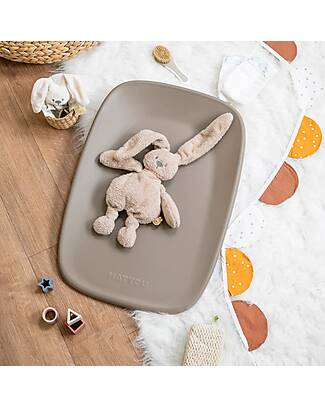 Nattou Changing Pad - Taupe - made with Soft PU Foam Changing Tables