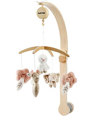 Nattou FanFan Wooden Musical Mobile Mobiles