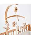 Nattou Flo, Oli and Ernest Musical Mobile - Wood Mobiles