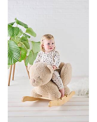 Nattou Teddy Bear Rocking Toy - +10 months Rides On
