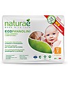 Naturaè Compostable Ecodiapers, size Mini 3-6 Kg - Pack of 24 Eco Nappies