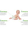 Naturaè Compostable Ecodiapers, size Mini 3-6 Kg - Pack of 24 Eco Nappies