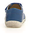 Naturino Cocoon Low Leather Shoes - Azure - Soft Rubber Sole Sneakers