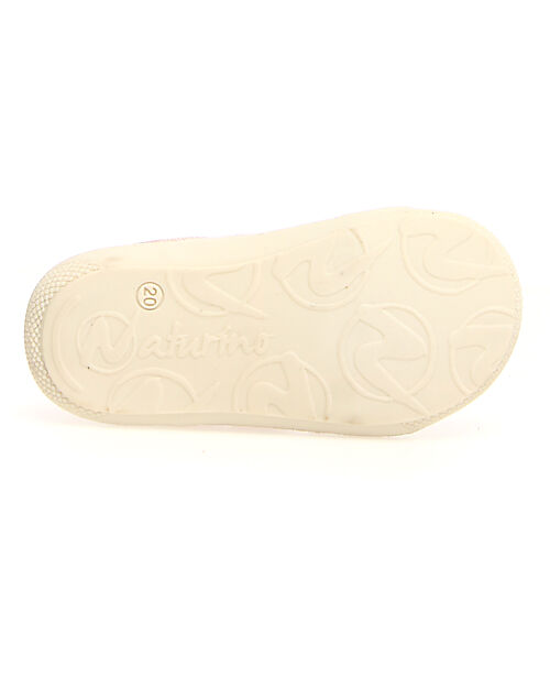 Naturino Cocoon Low Leather Shoes - Powder - Soft Rubber Sole Sneakers