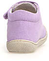 Naturino Cocoon Velcro Canvas Shoes - Lilac - Soft Rubber Sole - Suitable for First Steps Sneakers