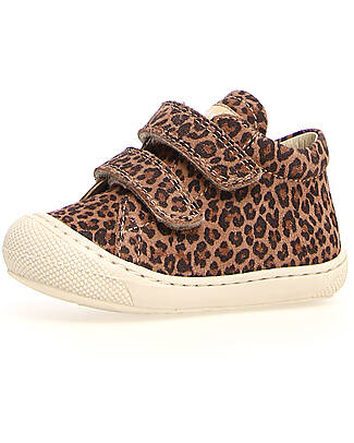 Naturino Cocoon VL Leather Shoes - Jaguar - Soft Rubber Sole Sneakers