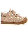 Naturino Cocoon VL Leather Shoes - Old Pink - Soft Rubber Sole Sneakers