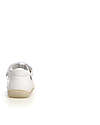 Naturino Indis Leather Sandal - White - Velcro Closure Sandals