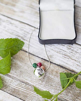 Nibbling Bola Pregnancy Necklace Chain, Earth Mamma Pregnancy Chimes
