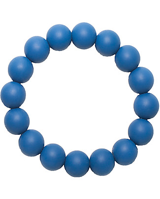 Nibbling Bracelets/Teething Ring - Kew Sapphire - 100% Food Grade Silicone - Fast and Easy to Clean! Teethers
