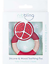 Nibbling Superfoods Teething Toy Pomegranate - Silicone and Wood Teethers