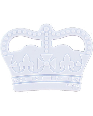 Nibbling Teether Royal Baby - Blue - 100% Food Grade Silicone Teethers
