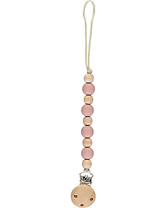 Nibbling Universal Dummy Clip - Earth Blush - Eco and Natural! Dummies & Soothers