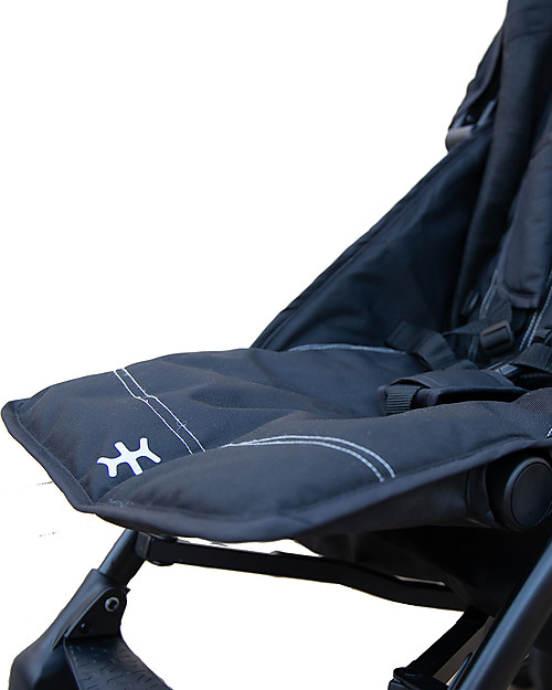 Nikidom OUTLET Dual Drive Jet Black Stroller - Double Handlebar - Showroom Sample Lights Strollers