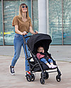 Nikidom OUTLET Dual Drive Jet Black Stroller - Double Handlebar - Showroom Sample Lights Strollers