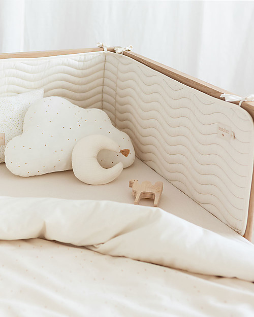 Organic cotton crib bumper online