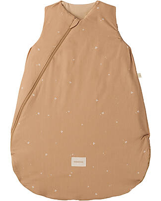 Nobodinoz Cocoon Honeycomb Sleeping Bag 0-6 Months - TOG 2 - Blush Little Cherries - Oeko-Tex Organic Cotton Sleeping Bags