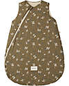Nobodinoz Cocoon Honeycomb Sleeping Bag 0-6 Months - TOG 2 - Brown lilac - Oeko-Tex Organic Cotton Sleeping Bags