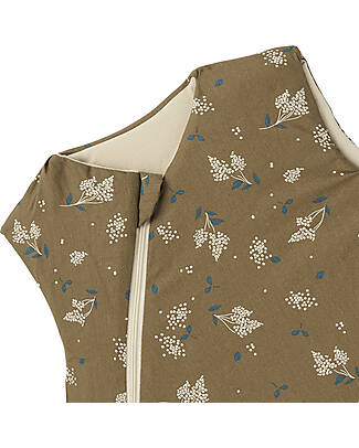 Nobodinoz Cocoon Honeycomb Sleeping Bag 0-6 Months - TOG 2 - Brown lilac - Oeko-Tex Organic Cotton Sleeping Bags