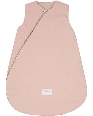 Nobodinoz Cocoon Honeycomb Sleeping Bag 0-6Months - TOG 2 - Misty Pink - Oeko-Tex Organic Cotton Sleeping Bags