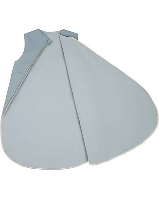 Nobodinoz Cocoon Honeycomb Sleeping Bag 0-6Months - TOG 2 - Stone Blue - Oeko-Tex Organic Cotton Sleeping Bags