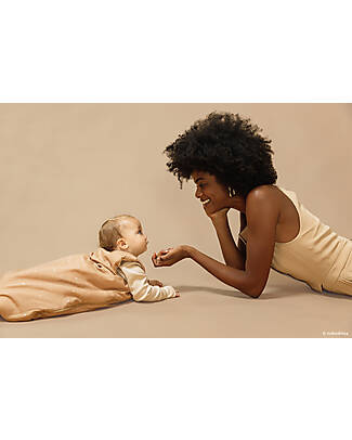 Nobodinoz Cocoon Honeycomb Sleeping Bag 6-18 Months - TOG 2 - Blush Little Cherries - Oeko-Tex Organic Cotton Sleeping Bags
