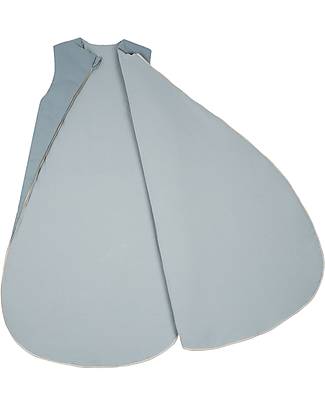 Nobodinoz Cocoon Honeycomb Sleeping Bag 6-18Months - TOG 2 - Stone Blue - Oeko-Tex Organic Cotton Sleeping Bags