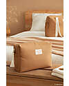 Nobodinoz Diva Waterproof Beauty Case - Caramel - 16x25x10 cm - Organic Cotton Makeup Bags and Pouches