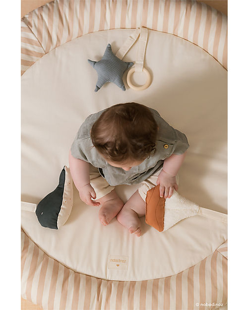 Nobodinoz Growing Green Baby Activity Nest - Sea Padded Playmats