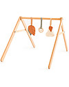 Nobodinoz Growing Green Play Gym - Beech Wood + Toys - Forest Baby Gym