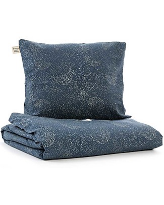Nobodinoz Himalaya Duvet Baby - 150x200 - Gold Bubble/Night Blue Duvet Sets