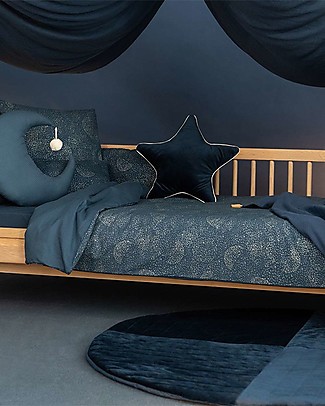 Nobodinoz Himalaya Duvet Baby - 150x200 - Gold Bubble/Night Blue Duvet Sets