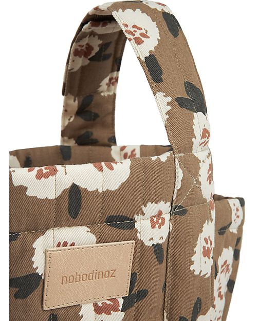 Nobodinoz Hyde Park Organizer Bag for Stroller - Camellia - Organic cotton Organize and Bags