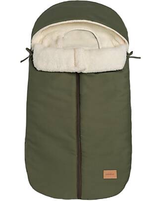 Nobodinoz Hyde Park Sleeping Bag for Stroller 6-18M - London Green - Organic Cotton Footmuffs