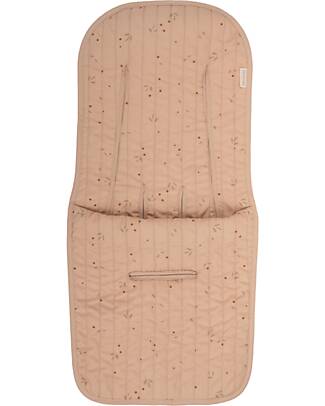 Nobodinoz Hyde Park Universal Stroller Pad - Willow Dune - Organic Cotton Mattresses and Baby-nest