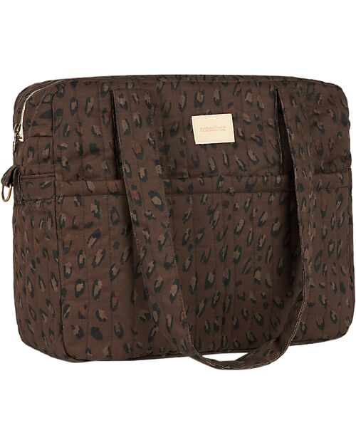 Nobodinoz Hyde Park Waterproof Stroller Bag - 38x33x16 cm - Leonie Brown Organize and Bags