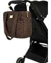 Nobodinoz Hyde Park Waterproof Stroller Bag - 38x33x16 cm - Leonie Brown Organize and Bags