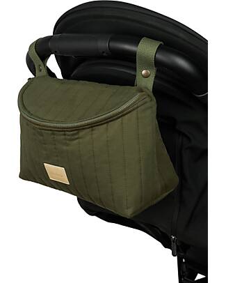 Nobodinoz Hyde Park Waterproof Stroller Organizer - London Green - 32x20x14 cm Organize and Bags